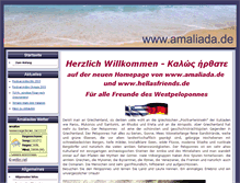 Tablet Screenshot of amaliada.de
